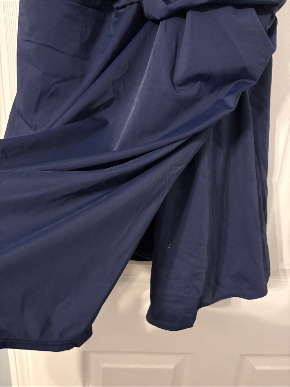 Denim&Co Navy Surplice One-Piece swim dress size 28W - Picture 5 of 11